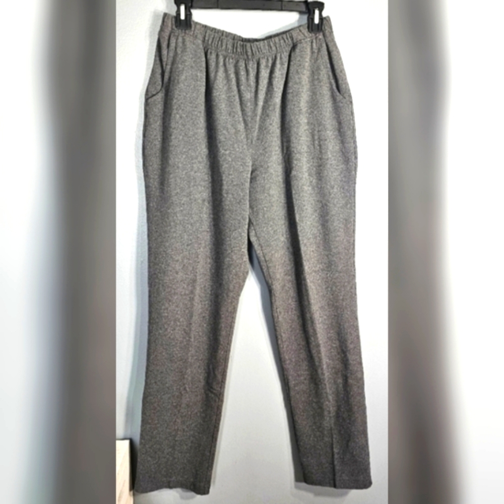 Womens Perfect Fit Pants Straight Leg by L.L. Bean in Dark Heather Gray